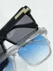 Mode Metalen eendelige metalen vierkante zonnebril met groot frame heren luxe merkbril unisex zonnebrandcrème zonnescherm spiegel groothandel UV400 zonnebril