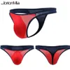 Slips Culottes 5 pièces Sexy hommes sous-vêtements respirant slips personnels Bikini string string Jocks Tanga caleçons homme shorts exotique T-back E-052 230920