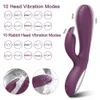 Wibratory potężne g strep królicze wibrator żeńska łechtaczka sutek podwójny stymulator masażer 2 w 1 dildo sex zabawki zakupy dla kobiet dla kobiet 230920