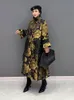 여성 트렌치 코트 2023 년 봄 여성 재킷 긴 소매 중국 바람 화가 자카드 레이스 골든 값 비싼 기질 여성 의류 230920