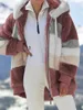 Kadın Ceketleri Kış Moda Kadınlar Ceket Gündelik kapüşonlu fermuar bayanlar kıyafetleri kaşmir kadın ceket dikiş ekose bayanlar katlar 230919