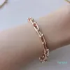 Brazalete Pulsera Cadena de eslabones Delgada Gruesa En forma de U Amor Diseñador Relojes Mujeres Hombres Pareja Diseñador de moda Reloj de calidad superior Boda 314b