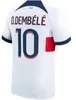 23 24 MBAPPE Soccer Jerseys G.RAMOS O.DEMBELE FABIAN French DRAXLER 2023 2024 S Sports Football Shirt M.ASENSIO VERRATTI Paris Men