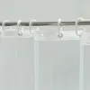 Cortinas de chuveiro Cortina de chuveiro transparente à prova d'água forrada com cortina de chuveiro de plástico resistente a mofo com ganchos Home PEVA Decoração de banheiro 230920