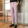 Herren Schwarze Kleidhose Koreanische Streetwear Hosen für Männer Casual Loose Fit Parfüm Masculino Pantalon Kostüm Homme 2020 Spring242M