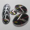 7pcs 1 conjunto preto K logotipo emblema emblema adesivo 3d para KIA OPTIMA K5 2011-2017 carro emblems277b