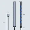 7 in 1 Type C Hub USB C 스플리터 멀티 포트 타입 C 어댑터 알루미늄 합금 도킹 스테이션 멀티 포트 어댑터 동일 플러그 및 PC 용 재생