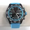 Ausdauer Montre Herren Digital Watch Avenger Chronograph 44mm Quarz Uhren hochwertige Mehrfachfarben Gummi -Gurt