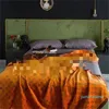 Fashion Brand Duplex Printing Flannel Double Layer Combination Felt Cross-Border Blanket