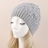 Chapéu de malha de inverno quente crânio bonés gorro cúpula hip hop chapéus para mulheres acessórios de moda