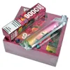 RGB Wegwerpvape E Sigaret Vbon 9000 Puffs Mesh Coil Degelbare e-sigarettes Penapparaat Stick Kit 18ml Oplaadbare batterij