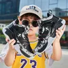Safety Shoes Children Sneakers High Top Kids Basketball Leather Nonslip Girls Sport Rubber Child Boy Girl Trainer Basket Boots 230919