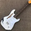 mesma das fotos Custom Shop, Fabricado na China, ST, Guitarra elétrica de alta qualidade, imitação antiga, Adaptação de 3 peças, Hardware cromado, frete grátis