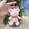 Creatieve konijn fluwelen teddybeer schattige beer pop kleine hanger Japans meisje hart kleine hanger huwelijkscadeau