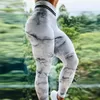 Esercizio Fitness Leggings Donna Stampa marmorizzata Activewear Palestra Pantaloni da yoga Pantaloni sportivi elasticizzati a vita alta da corsa