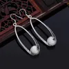 Dangle Earrings Women's Ball 925 Sterling Silver Aesthetic Fashion Luxury Jewelry Novelties 2023 Trend Gaabou