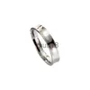 Band Ringen Concave Ring Mode INS Cool Stijl Zwart Titanium Brede Smalle Paar Ring 1837 Sieraden x0920