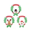 3 шт./компл., рождественская тарелка для дома, украшение для дома, подвеска, рождественский деревянный знак P101