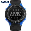 luxury Watch for Men 5Bar Waterproof SMAEL Watch S Shock Resist Cool Big Men Watches Sport Military 1342 LED Digital Wrsitwatches 268m