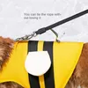 Dog Apparel Life Jacket Vest for Swimming Shark with Rescue Handle Adjustable Reflective Preserver 230919