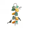 Décorations de jardin Jardin extérieur Mangeoire à oiseaux Colibri Mangeoire à fruits Creative Métal Suspendu Oiseau Légumes Alimentation en eau Peut Fournitures pour animaux de compagnie 230920