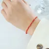 Bracciale in corda rossa di marca National Fengfu, acciaio al titanio, oro 18 carati, gioielli che non sbiadiscono, catena di giunzione a doppio strato da donna all'ingrosso