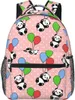 Rucksack mit niedlichem Tier-Panda, modisch, für Reisen, Wandern, Camping, Tagesrucksack, Computer-Rucksäcke, Büchertasche für Männer und Frauen