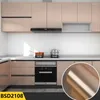 Wallpapers Refrigerator Sticker Elevator Door Decoration Film Waterproof Cabinet Wardrobe Renovation Simulation Metal Brushed Pvc