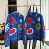 Mens Jackets Kusama Yoshinori's New Teddy Coat Fashion Vintage Leather Sleeve Jacket Couples Autumn Hip Hop Warm Bomber Coat jacket