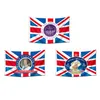 150cm x 90cm jubileu de platina de elizabeth ii bandeira bandeira 70th aniversário 2022 union jack bandeira para festa de rua souvenir320s