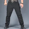 Мужские брюки Быстросохнущие уличные военные брюки с несколькими карманами Эластичные тактические брюки Водонепроницаемые большие размеры 6XL Повседневные брюки-карго Мужская одежда 230920