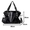 Umhängetaschen große schwarze Umhängetaschen für Frauen großer Hobo -Käufer Tasche Feste Farbqualität weiche Leder -Crossbody Handtasche Dame Reise Tasche Bagstylisheendibags