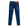 Jeans da donna Designer Jeans a gamba piccola in peluche a vita alta per la primavera 2023 da donna nuovi pantaloni a matita slim fit ad alta elasticità tendenza 8W6O