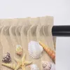 Curtain Shell Starfish Beach Tulle Kitchen Small Window Valance Sheer Short Bedroom Living Room Home Decor Voile Drapes