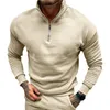 Men's Hoodies Cross-border Explosive Hoodie Casual Plus Fleece Solid Color Sleeve European And American Top Fashion Clothing