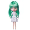 Dockor 30 cm fogade BJD -dockor för tjej Blyth Doll Color Hair Diy Makeup Nude Doll Dress Up Toys For Girls Kids Gifts 230920