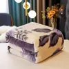 Blankets Double Layer Winter Thick Raschel Mink Weighted Blanket For Bed Soft Warm Heavy Fluffy Throw 230920