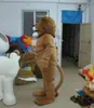 Costume da mascotte orso bruno Vestito peloso Abbigliamento da festa Carnevale Adulto Natale Halloween Compleanno Apertura pubblicitaria