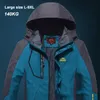 남자 S 재킷 방수 하이킹 재킷 대형 크기의 바람막이 바람막이 캠핑 사냥 트레킹 낚시 코트 남자 야외 230920