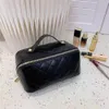 Grote Dame lederen Cosmetische Zakken Mode Make-up Tas Dames Ontwerpers Toilettas Reisetui Dames Portemonnees Cadeau kleine portemonnee295S