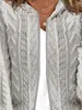 여성 재킷 가을 겨울 솔리드 자카드 후드 재킷 편안한 지퍼 가루 긴 소매 플러시 따뜻한 코트 캐주얼 여성 탑 230919