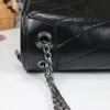Classsic Niki Vintage Pu Leather Chain Shoulder Bags Clutch Flap Bag Desinger Crossbody Logo Logo Womens Shopping Handväska Totes Purse Designer Bag axelväskor