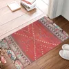 Bath Mats Bohemian Style Mandala mönster tryckt flanell golvmatta badrum dekor matta non glid för vardagsrum kök välkomna dörrmatta 230919