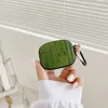 Designer Airpod Capa Protetora Casos de Fone de Ouvido Acessórios para Airpods 1 2 3 Pro Pro2 Moda Verde Stripe Fones de Ouvido Shell Quente -3