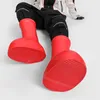 Boot Boots Big Red High Internet Celebrity Round Toe Balloon Creative Novelty Slip on Ladies EVA Rain For Men 230920