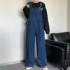 Men's Jeans Jeans Men Overalls Autumn Arrival Couple Trendy All-match S-5XL Loose Mopping Pockets Vintage Washed Ins Students Fashion 230920