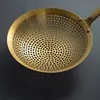 Cooking Utensils Stainless Steel Frying Oil Leaking Strainer Spoon Gold Colander Pot Mesh Drain Filter Scoop Home Kitchen Cooking Tool 230920