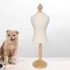 犬のアパレルドレスフォームミニチュア縫製のためのマネキン木製のペットディスプレイ