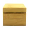 Watch Boxes Bamboo Box Pocket Case Jewelry Holder Bracelet Organizer Gift (Box With White Pillow)