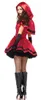 Tema Traje Clássico Little Red Riding Hood Uniforme Carnaval Mulheres Halloween Hen Party Sexy Contos de Fadas Livro Semana Cosplay Traje 230920